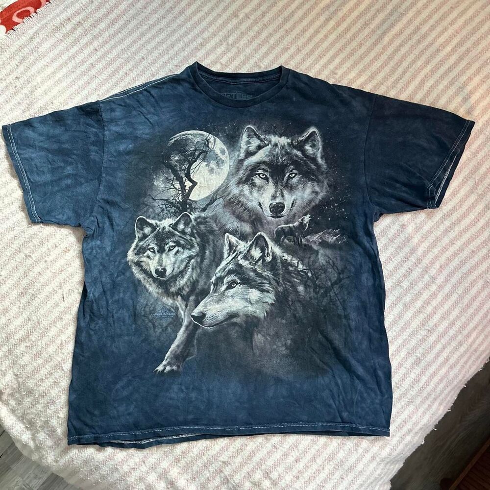 The-mountain Men's Navy and Black T-shirt